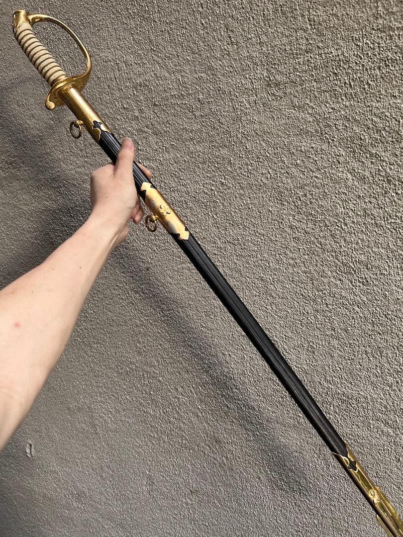 珍品　自衛隊　指揮刀　サーベル　日本軍　軍刀　模造刀　日本刀　全長約90cm
