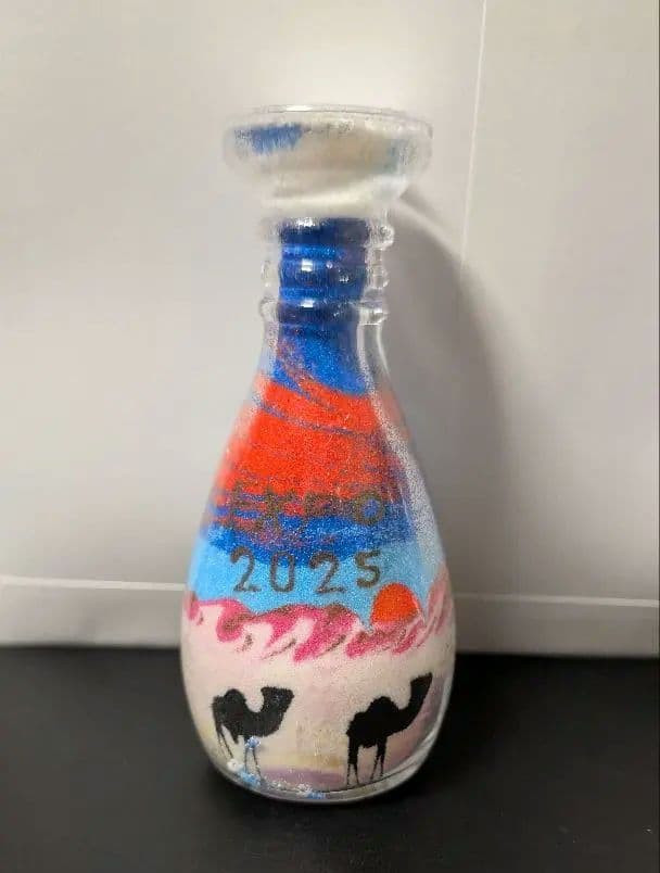 ② 大阪・関西万博 ヨルダンの砂 サンドアート ヨルダン館