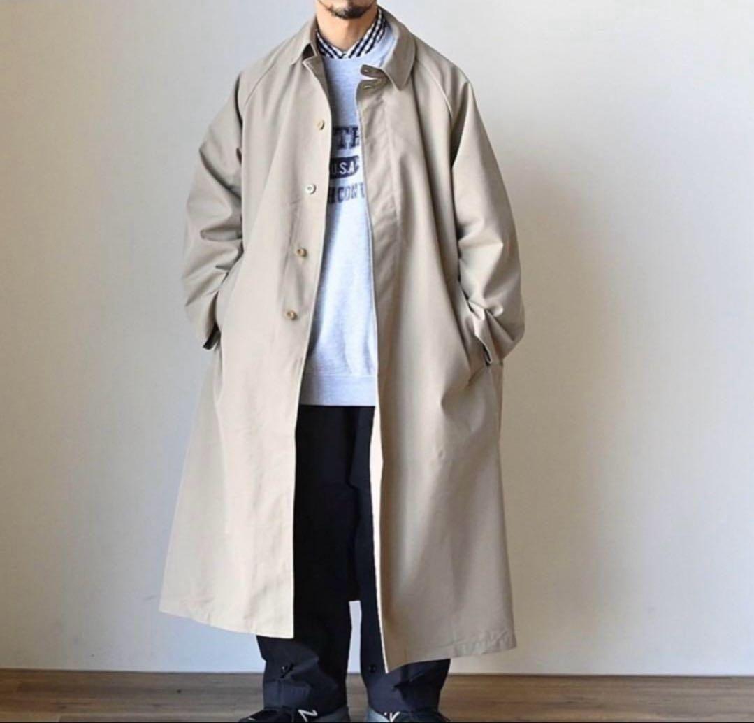 TOWNCRAFT ベージュ ステンカラーコート