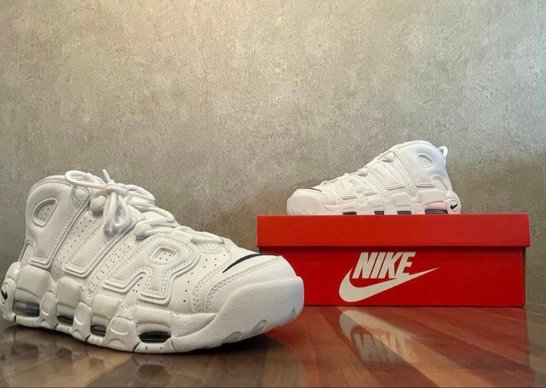 靴 NIKE AIR MORE UPTEMPO WHITE DH8011-100