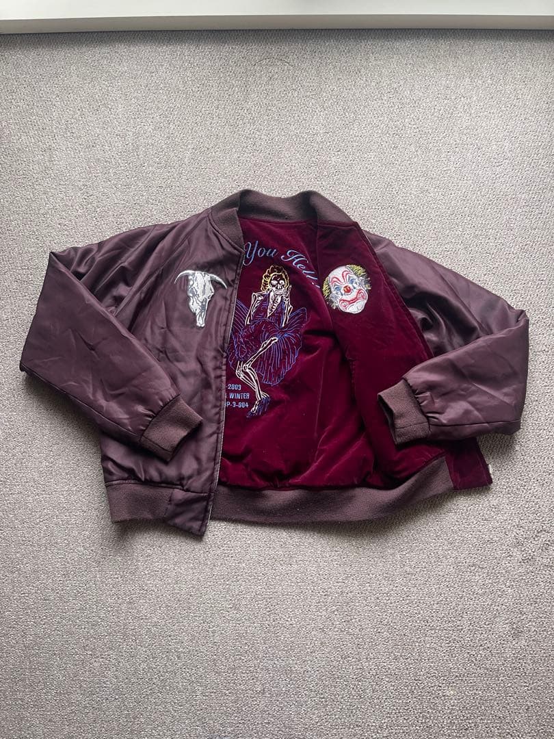 PPFM Reversible スカジャン ワインレッド 2002-2003