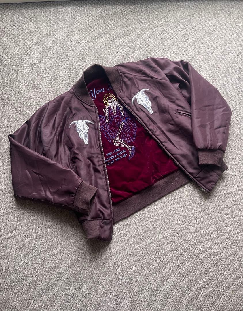 PPFM Reversible スカジャン ワインレッド 2002-2003