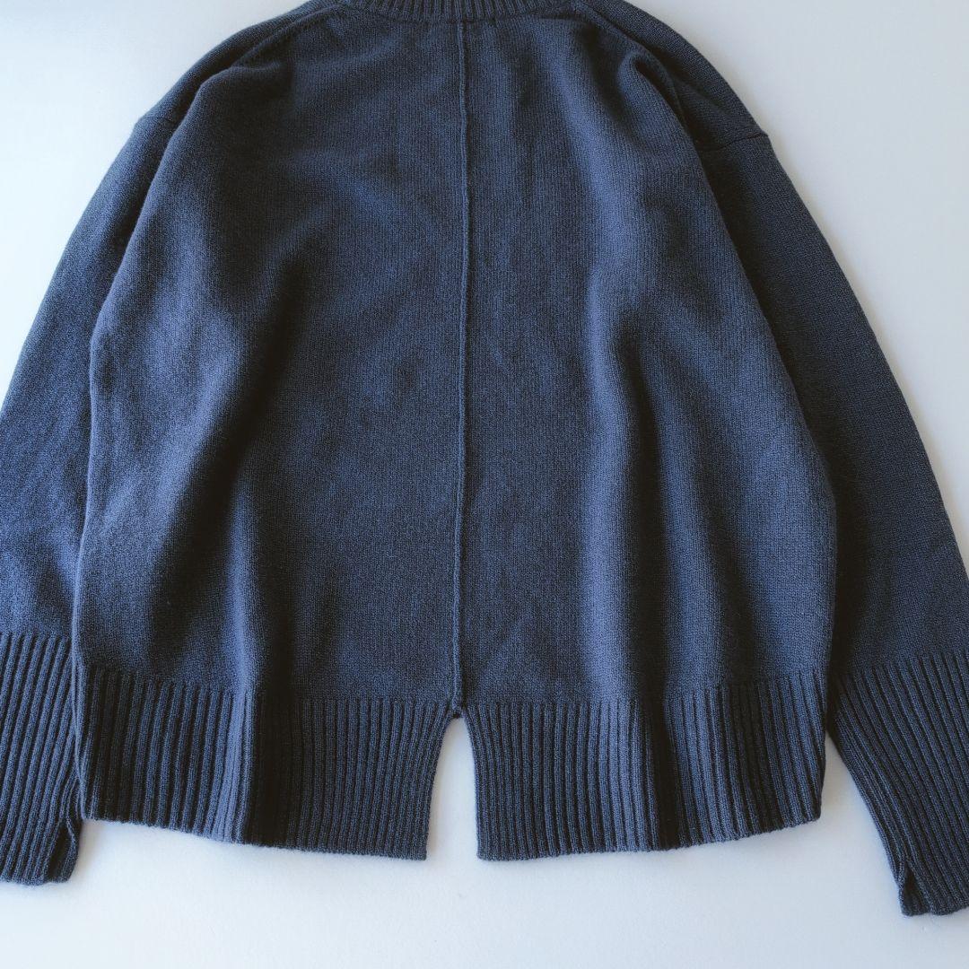 極美品23区　滝沢眞規子さん着用/洗えるウールカシミヤクルーネックニット38