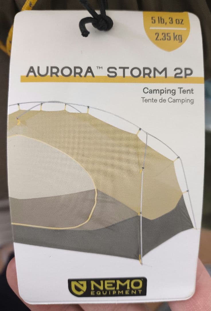 NEMO AURORA STORM 2P ニーモ　オーロラ　ストーム　テント