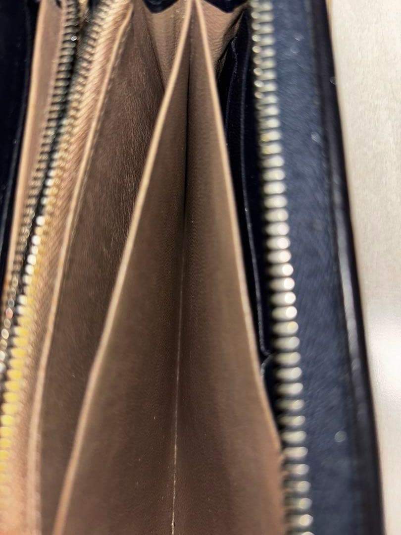 BOTTEGA VENETA 長財布 ダークネイビー