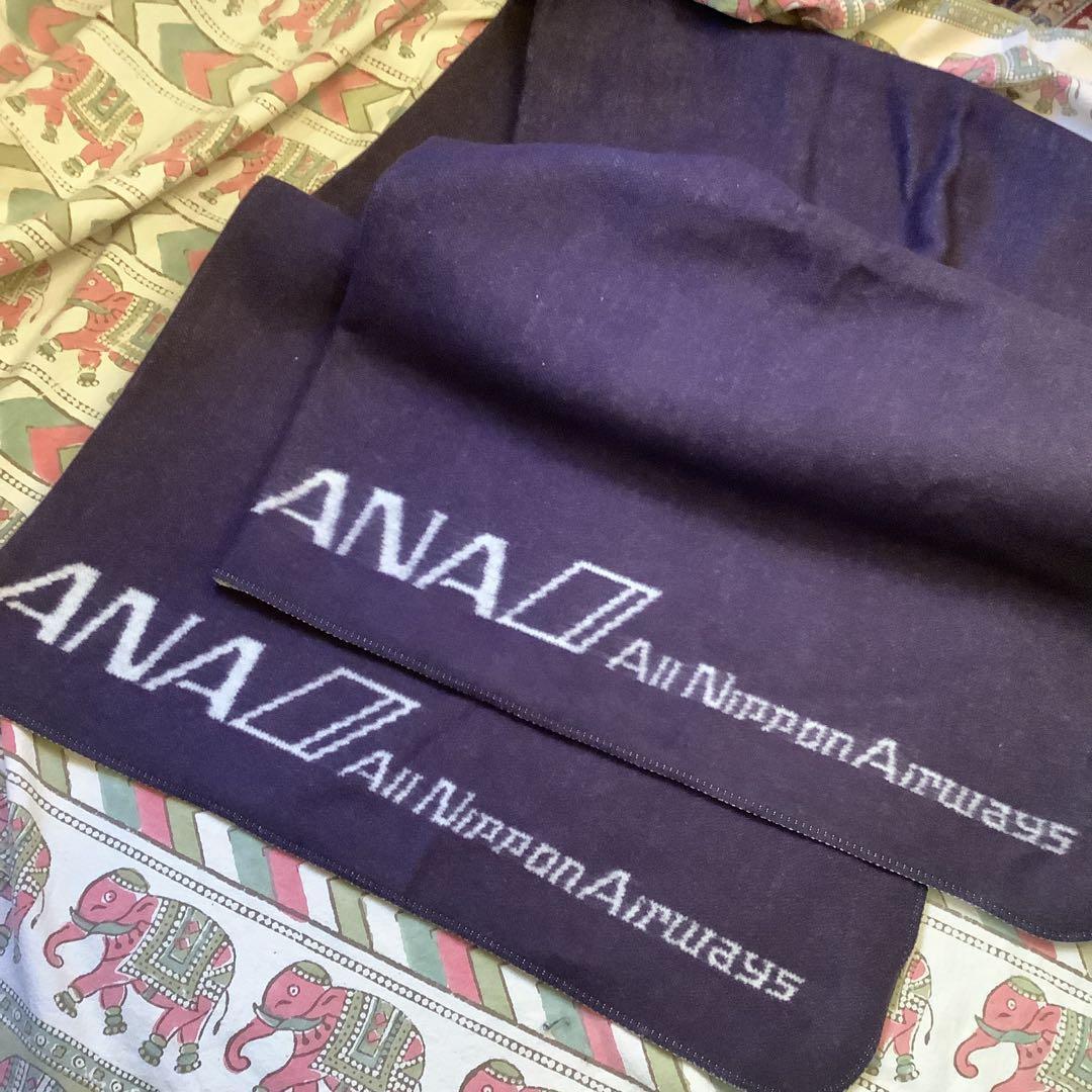 希少 非売品 未使用 ANA 全日空 ブランケット 日本製 高島屋 記念品