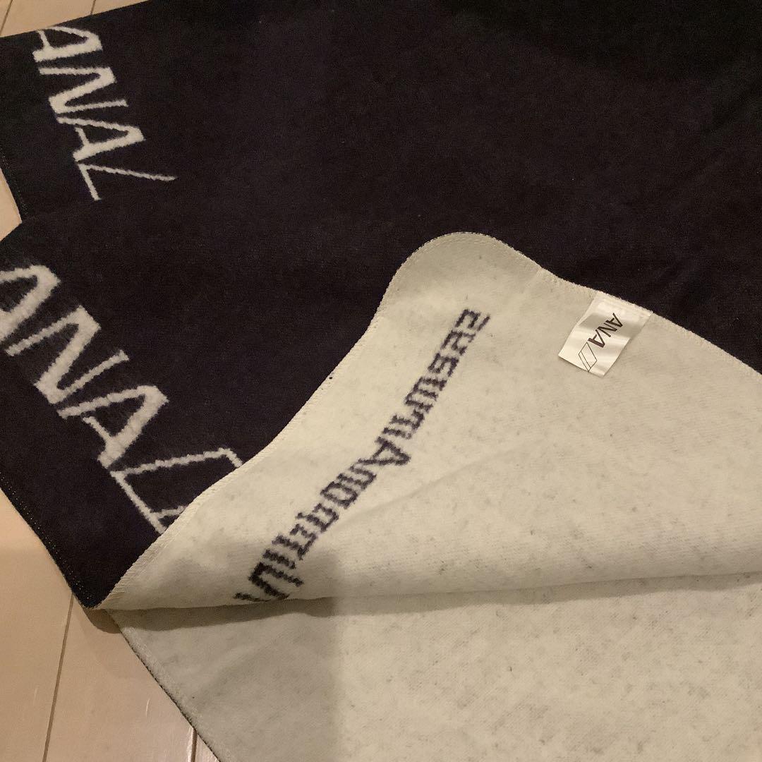 希少 非売品 未使用 ANA 全日空 ブランケット 日本製 高島屋 記念品