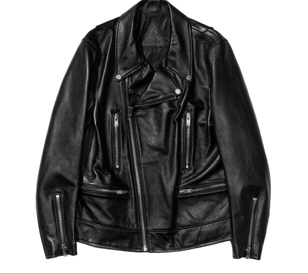 A LEATHER MOTO JACKET エーレザー モトジャケット