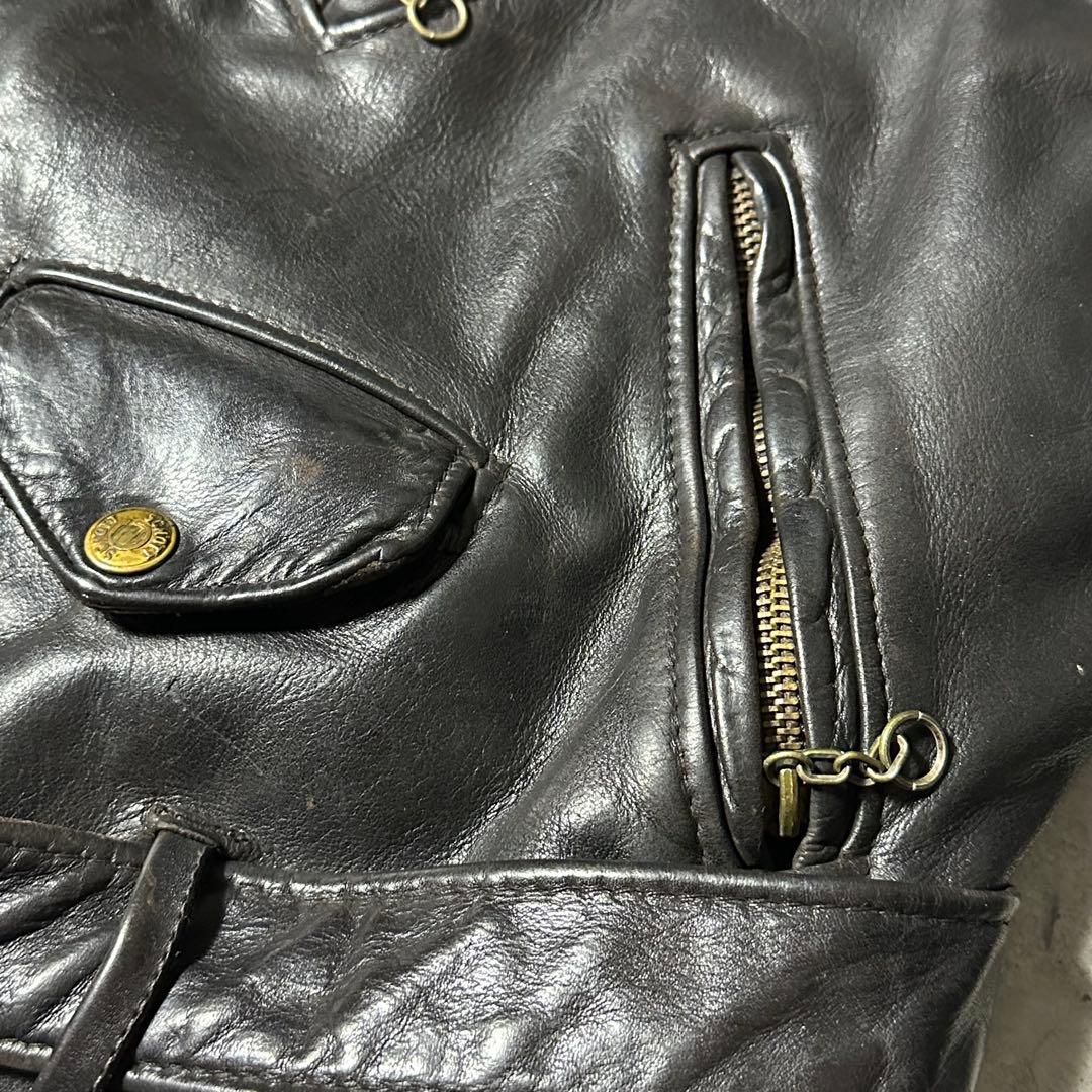 80s Schott 118J 42サイズ ダブルライダース カウハイド