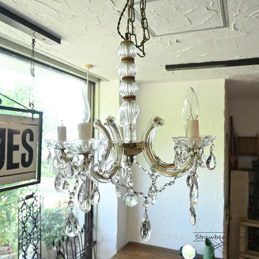 ILA-89 フランスアンティーク シャンデリア 5灯 アンティーク照明