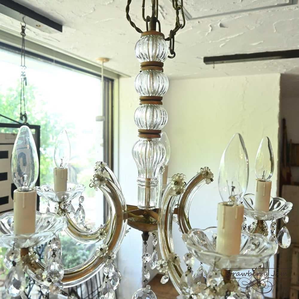 ILA-89 フランスアンティーク シャンデリア 5灯 アンティーク照明