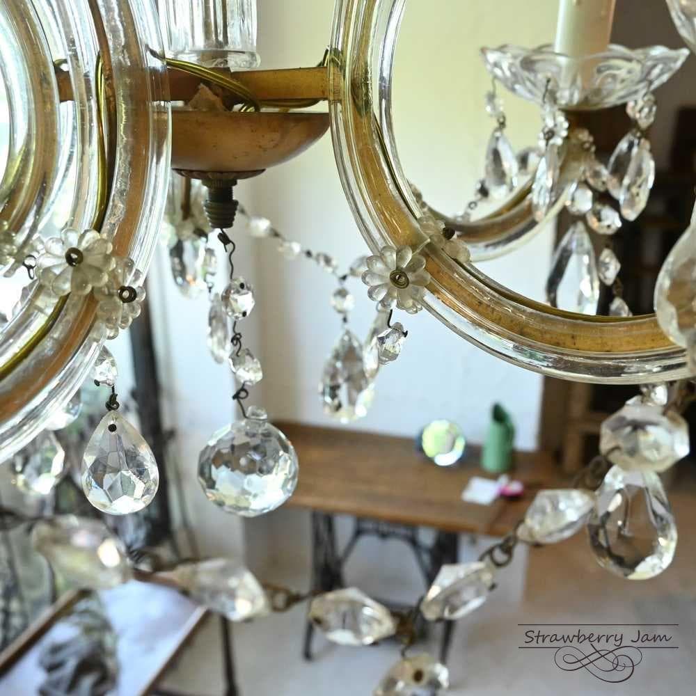 ILA-89 フランスアンティーク シャンデリア 5灯 アンティーク照明