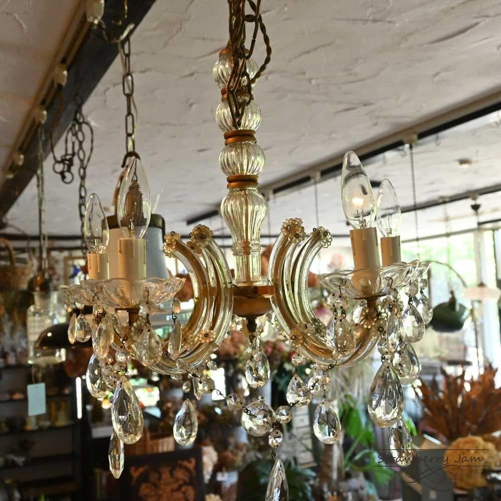 ILA-89 フランスアンティーク シャンデリア 5灯 アンティーク照明