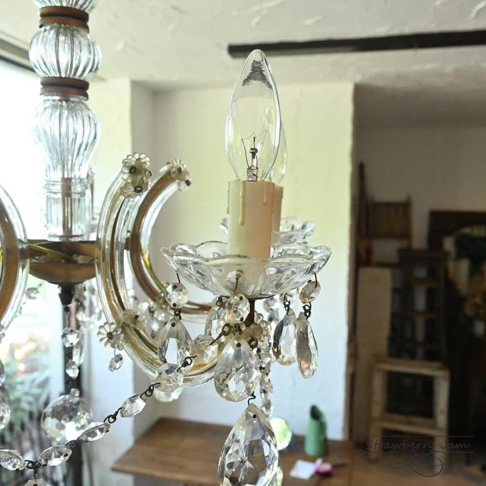 ILA-89 フランスアンティーク シャンデリア 5灯 アンティーク照明