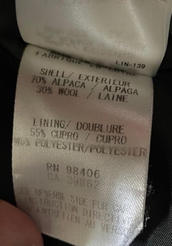 希少 アルパカ70% theory セオリー チェスターコート