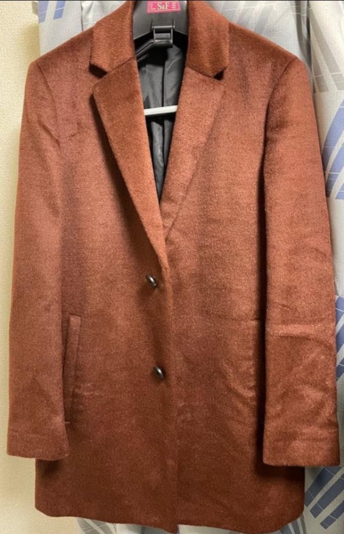 希少 アルパカ70% theory セオリー チェスターコート