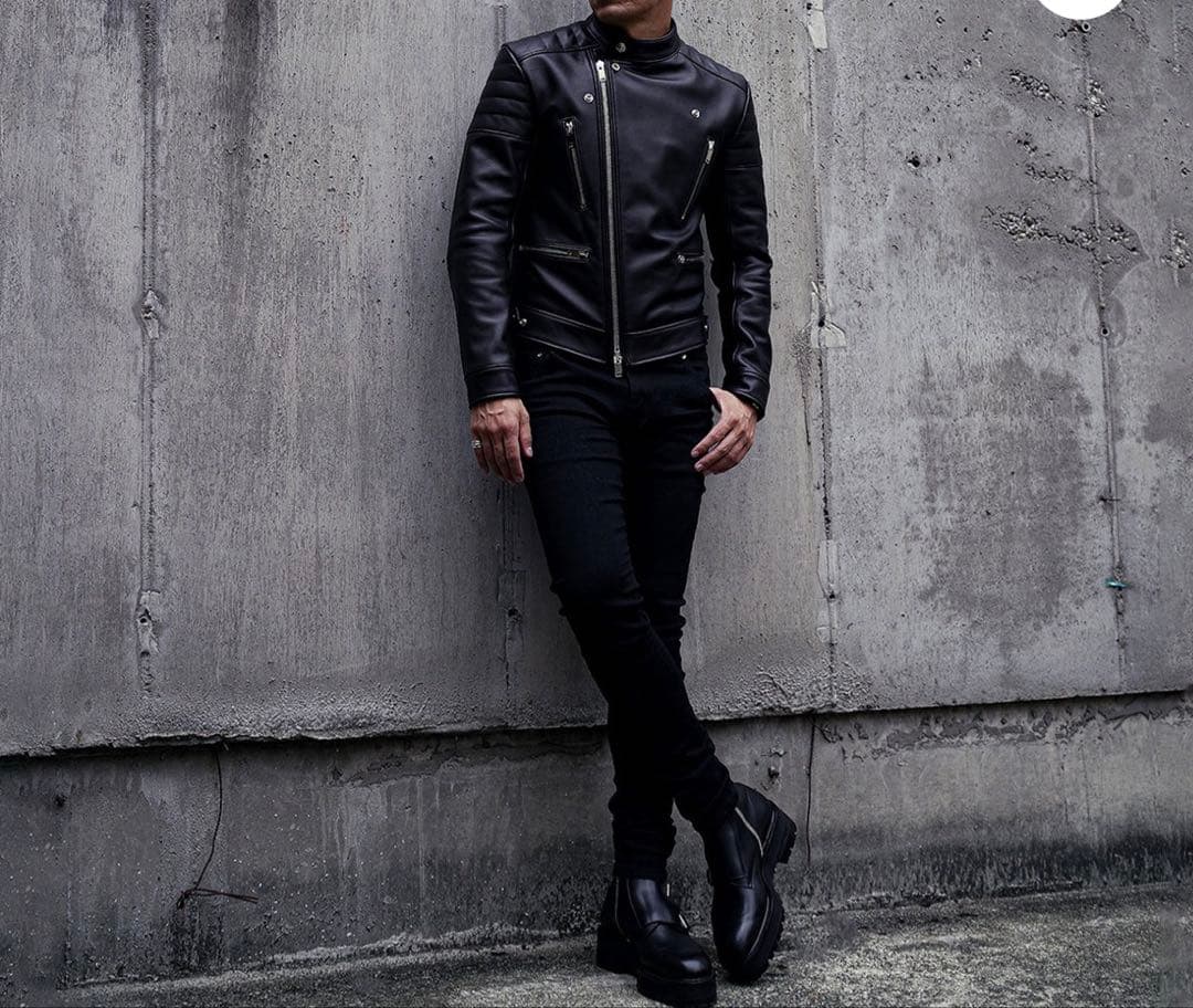 すまりょう FIXER F7 セミダブルライダース カウレザー ブラック