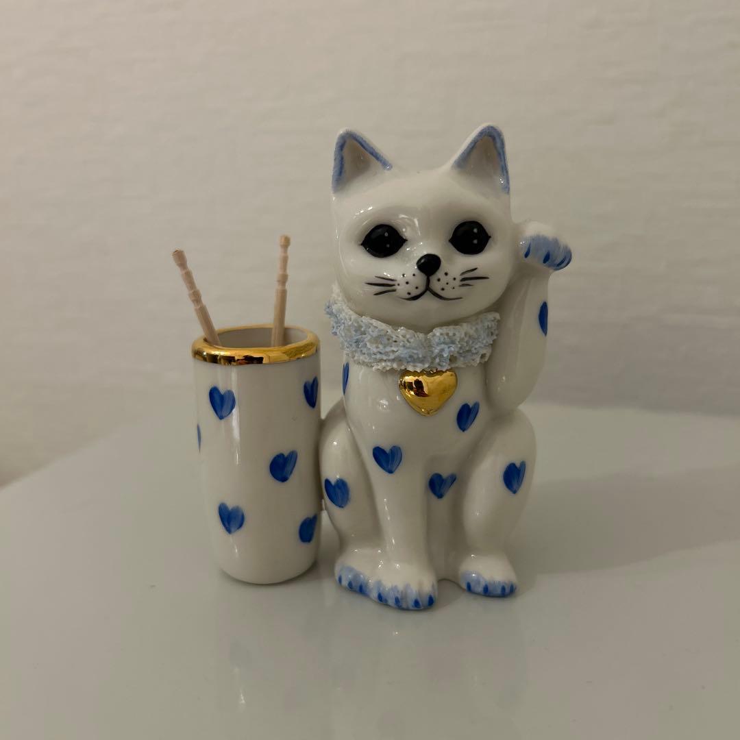 アイリッシュドレスデン 楊枝入れ ハッピーキャット