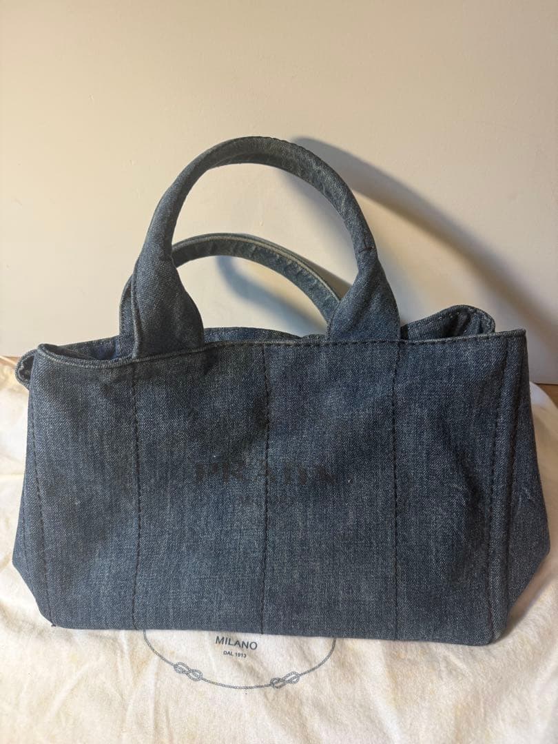 PRADA デニム トートバッグ