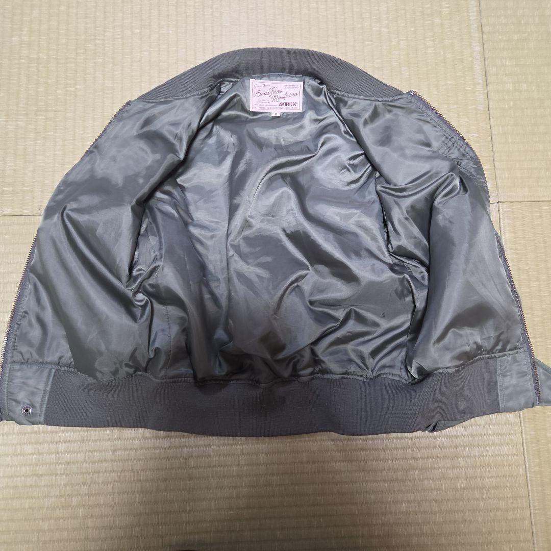 AVIREX MA-1 フライトジャケット L-2 USAFA ワッペン M