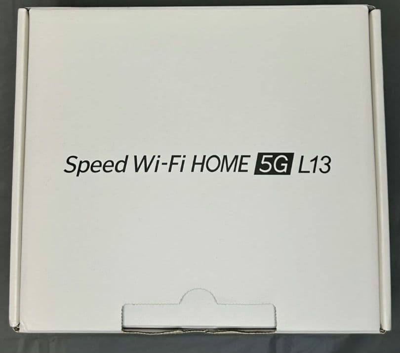 【美品】Speed Wi-Fi  5G L13 ホワイト