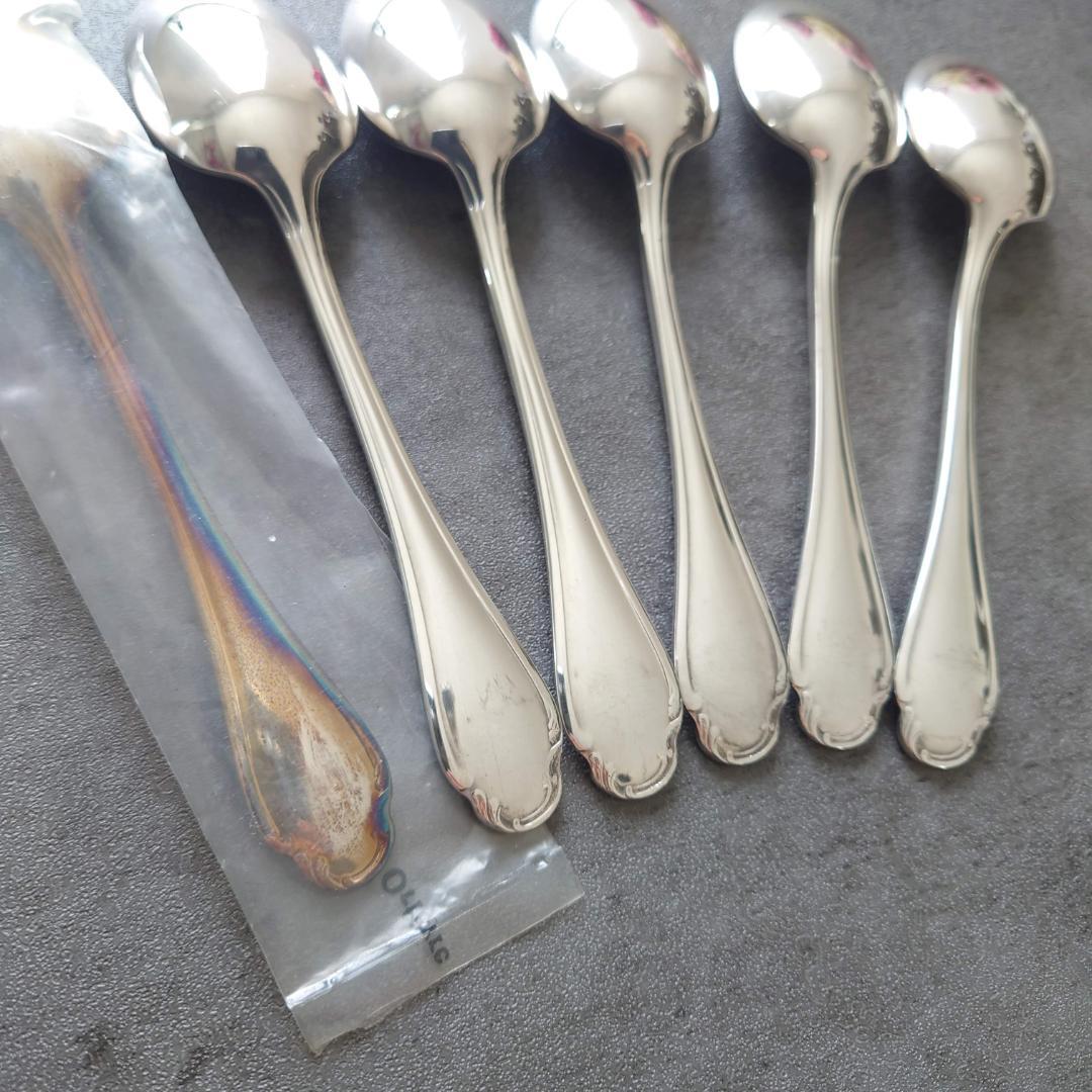 美品 クリストフル ポンパドール コーヒースプーン 未開封含む 6点