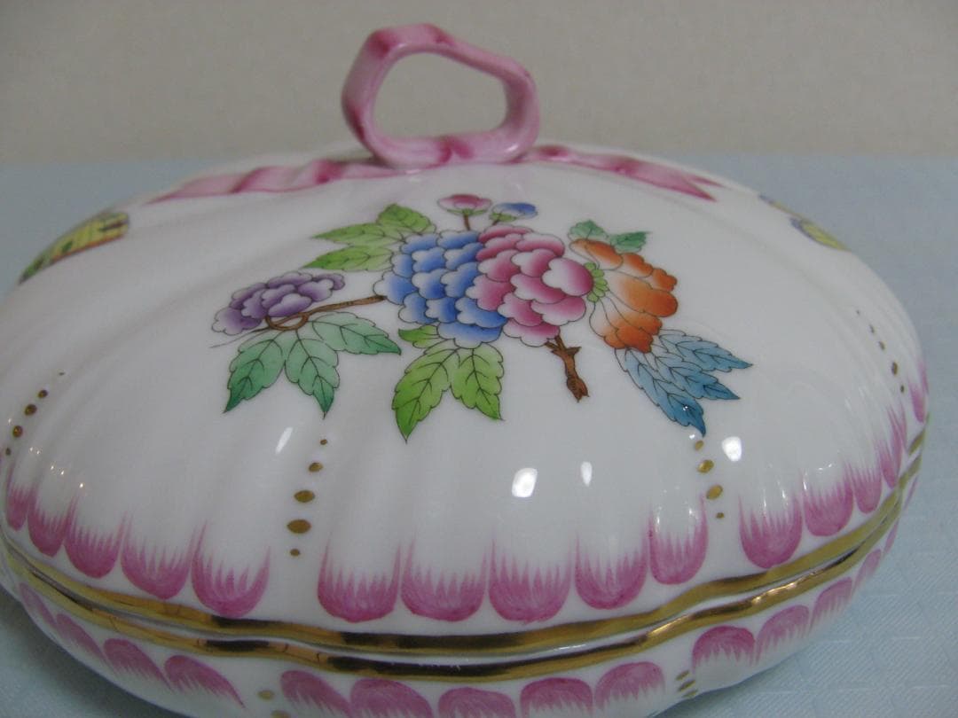 希少サイズ★HEREND ヘレンド ヴィクトリアブーケ ボンボニエール