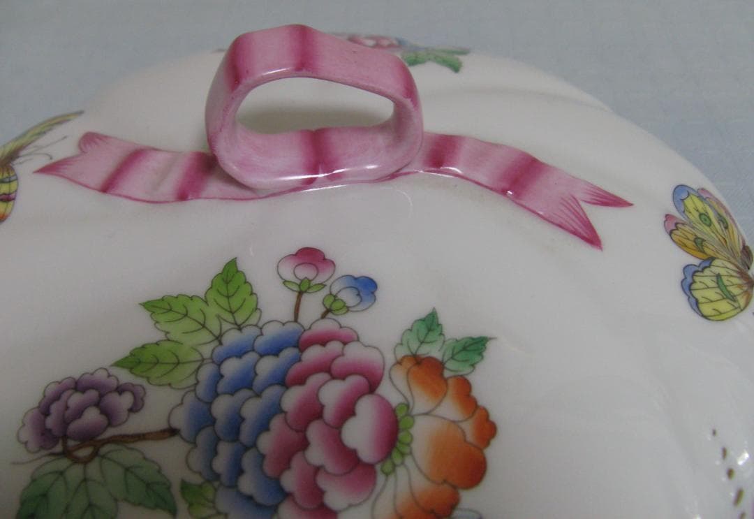 希少サイズ★HEREND ヘレンド ヴィクトリアブーケ ボンボニエール