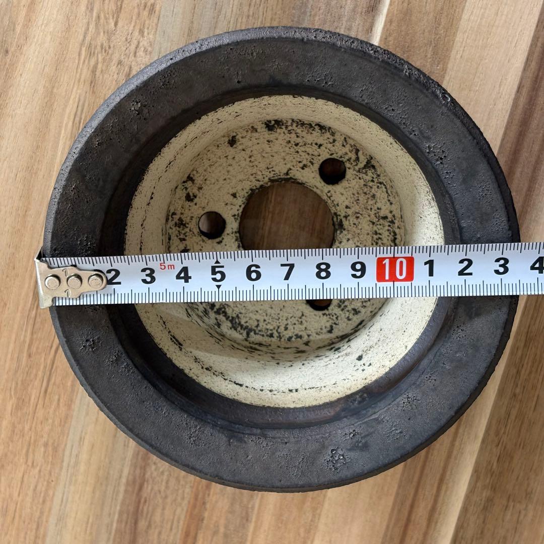 小野瀬一さん　しのぎ　陶器鉢　植木鉢