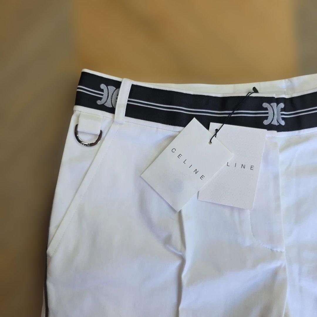 新品　セリーヌ ホワイト ショートパンツ　未使用　y11
