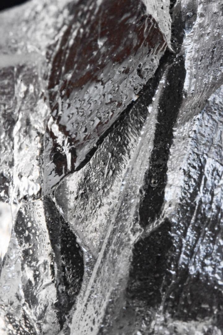 ガネーシュヒマール ラパ産 剥離痕に覆われたライトスモーキークォーツ02