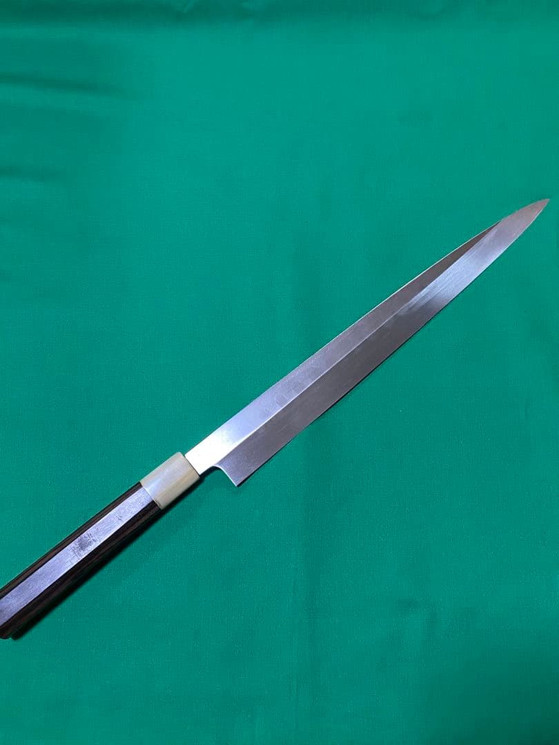 源昭忠　本焼　柳刃　尺