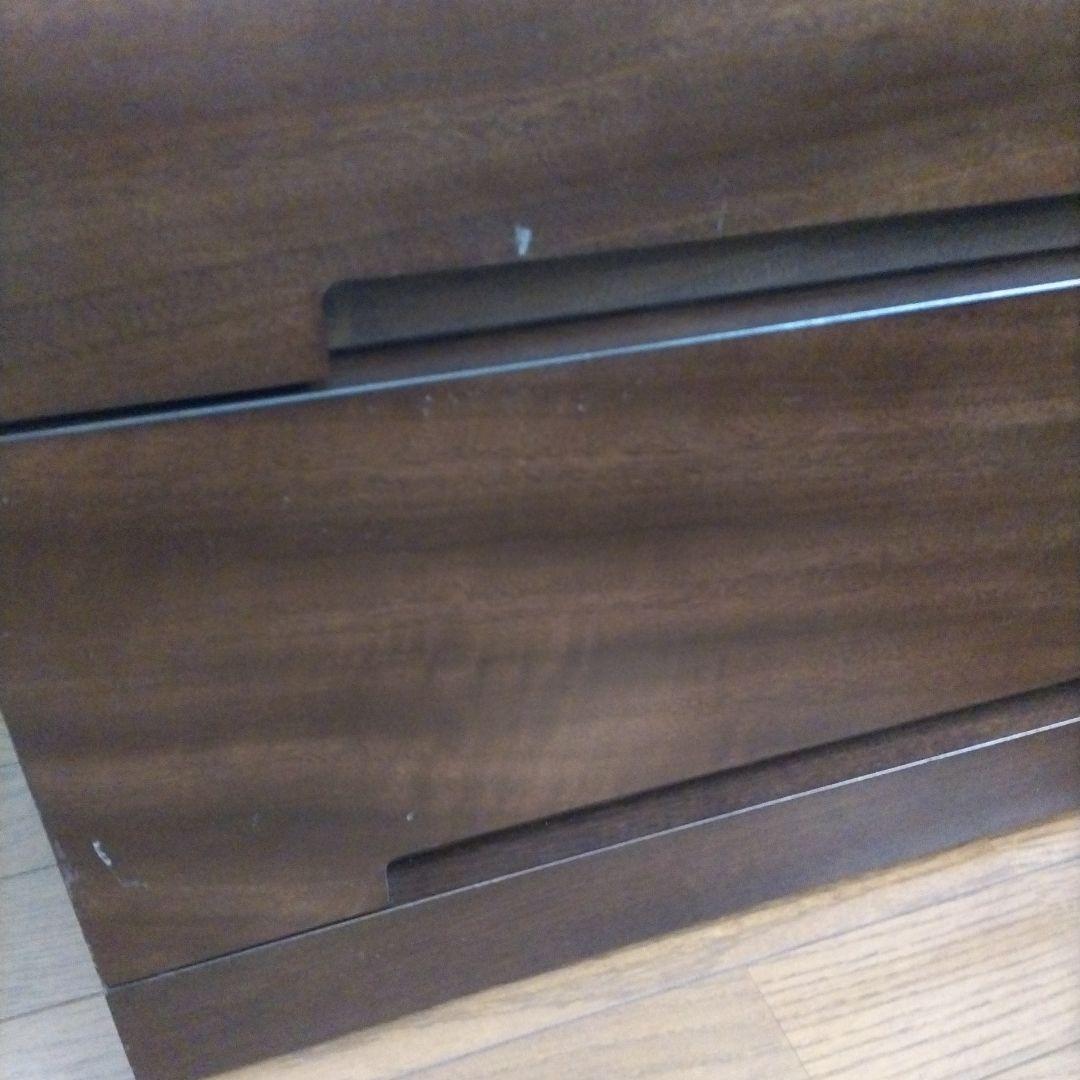 民芸家具　国産　ダークブラウン楠箪笥　6段