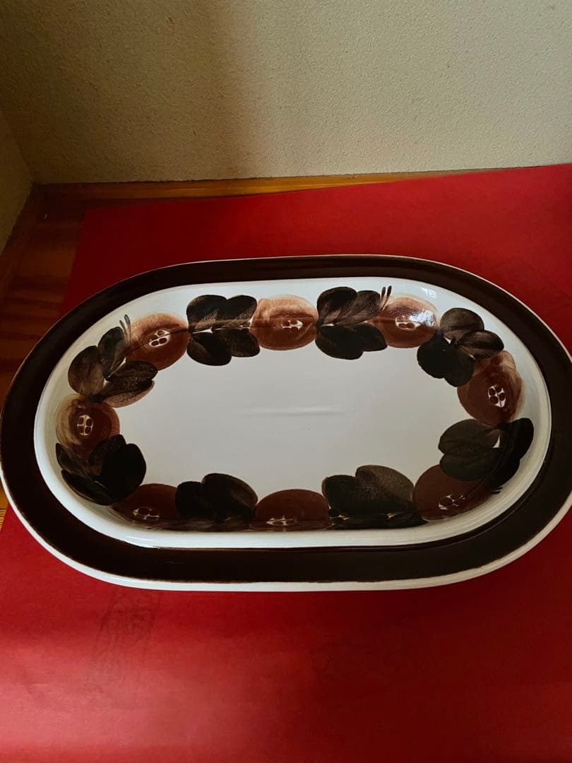 ARABIA フィンランド オーバル皿