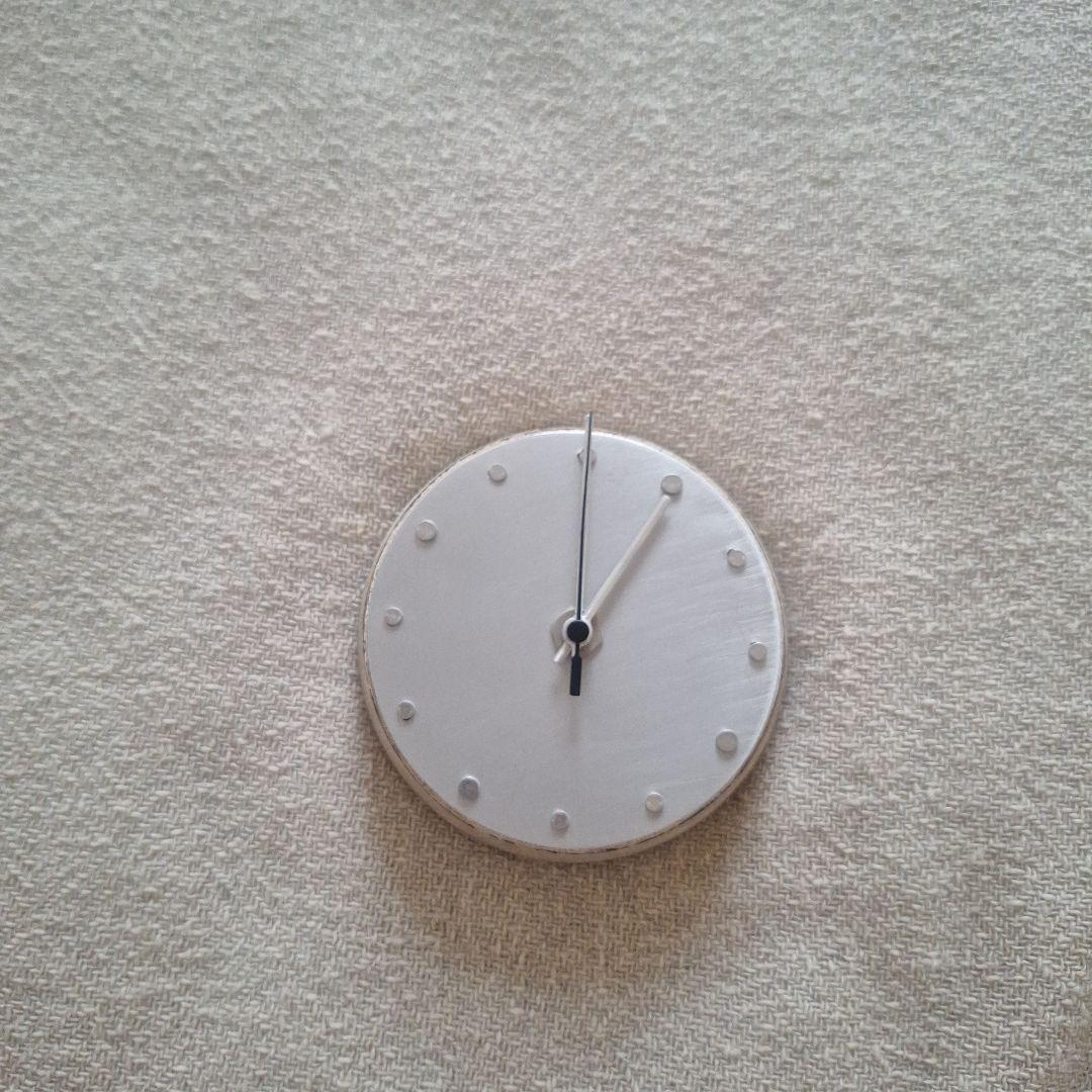 難あり*chikuni * wall clock　アルミ希少　三谷龍二　井藤昌志