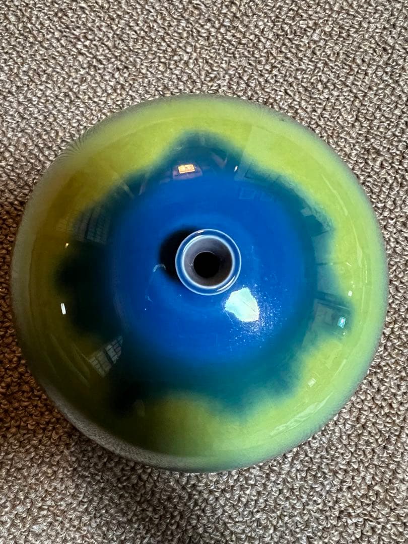 人間国宝　徳田八十吉作　壺