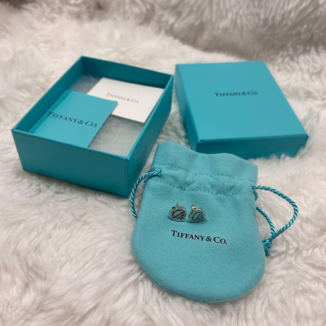 Tiffany & Co. ハート型ピアス シルバー925