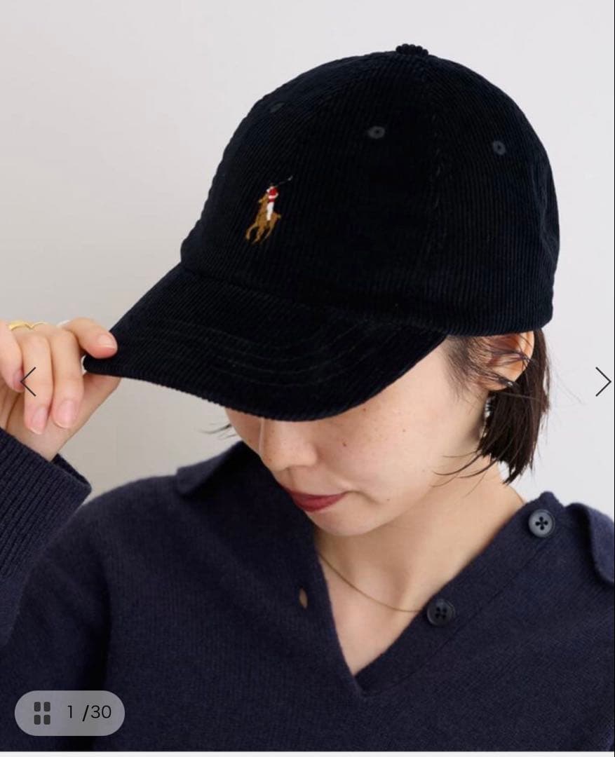ポロ ラルフ ローレン　POLO RALPHLAUREN コーデュロイキャップ