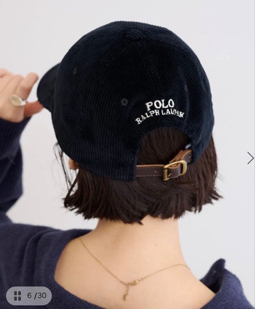 ポロ ラルフ ローレン　POLO RALPHLAUREN コーデュロイキャップ