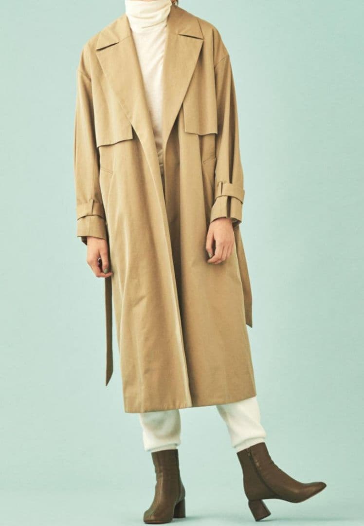 GALERIE VIE コットンギャバジン トレンチコート　一度着用