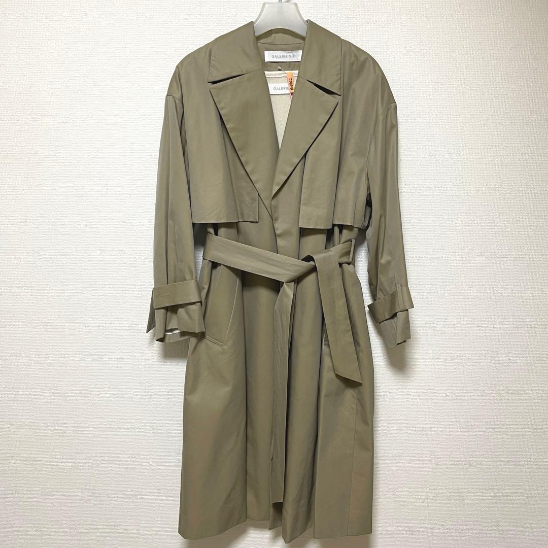 GALERIE VIE コットンギャバジン トレンチコート　一度着用