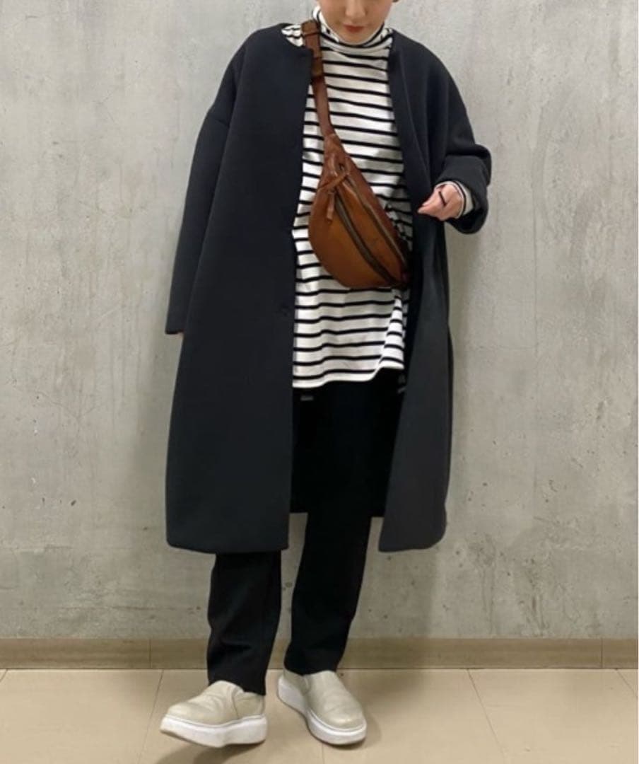 定価4.18万 ビアズリー ダンボールマルコート ブラック 軽い 裏地あり