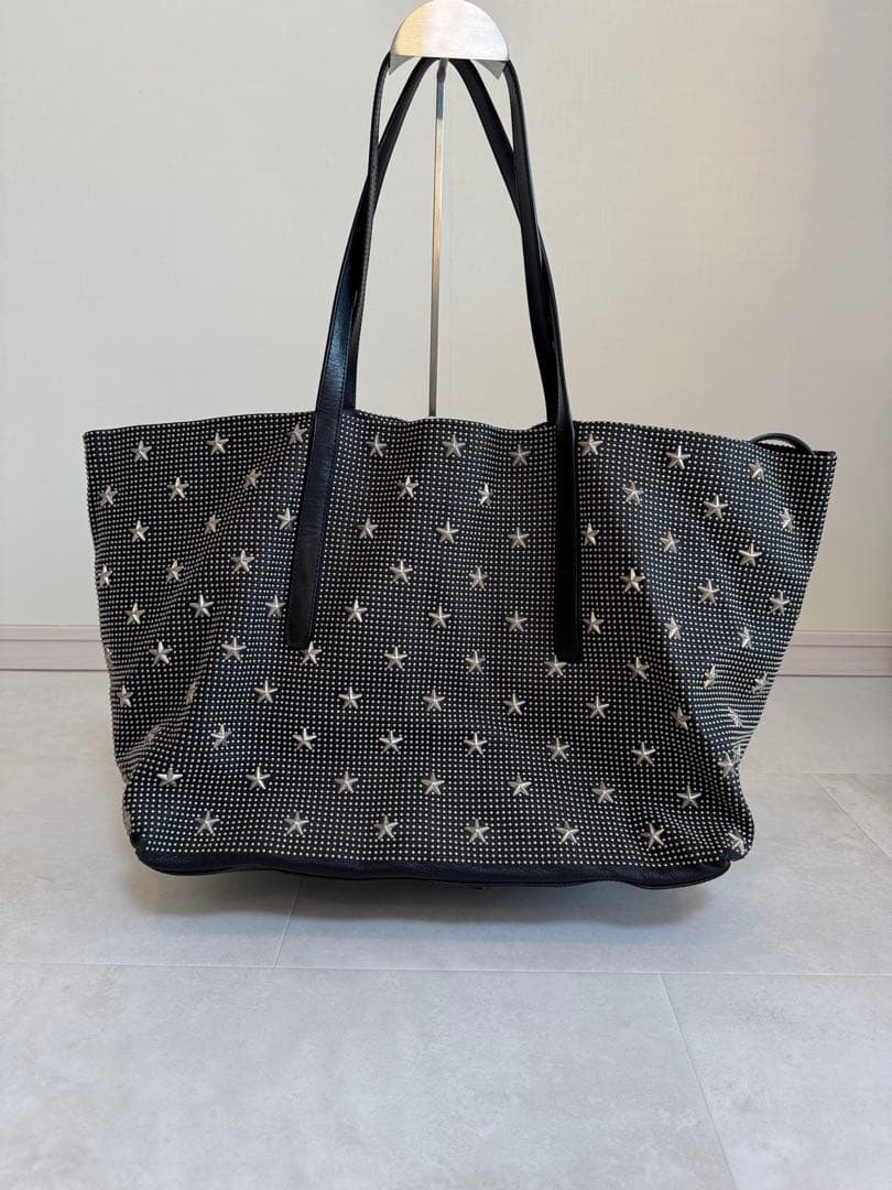【美品】JIMMY CHOO ジミーチュウ スタースタッズ トートバッグ