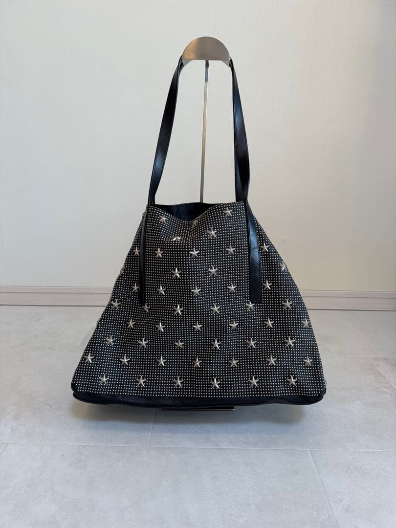 【美品】JIMMY CHOO ジミーチュウ スタースタッズ トートバッグ