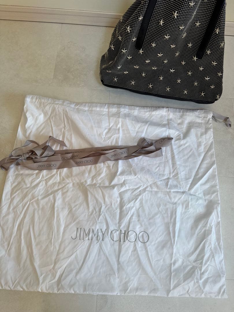 【美品】JIMMY CHOO ジミーチュウ スタースタッズ トートバッグ