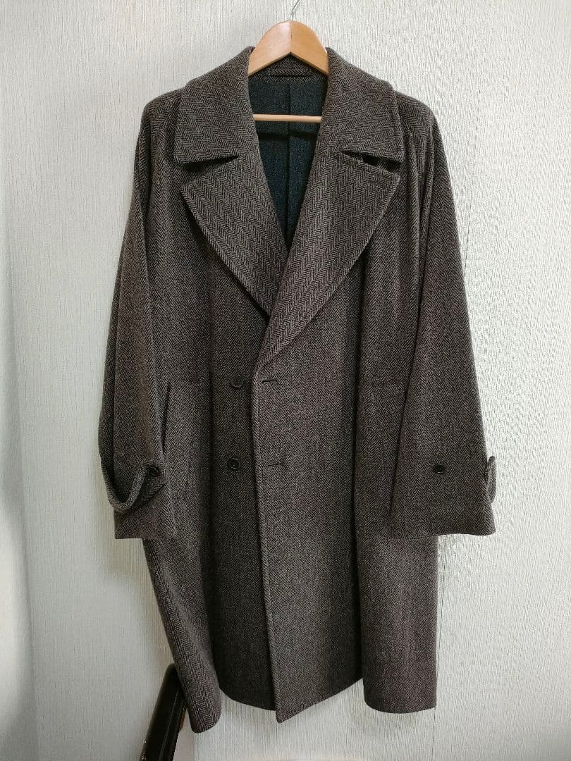 marka トレンチコート ヘリンボーン ブラウン