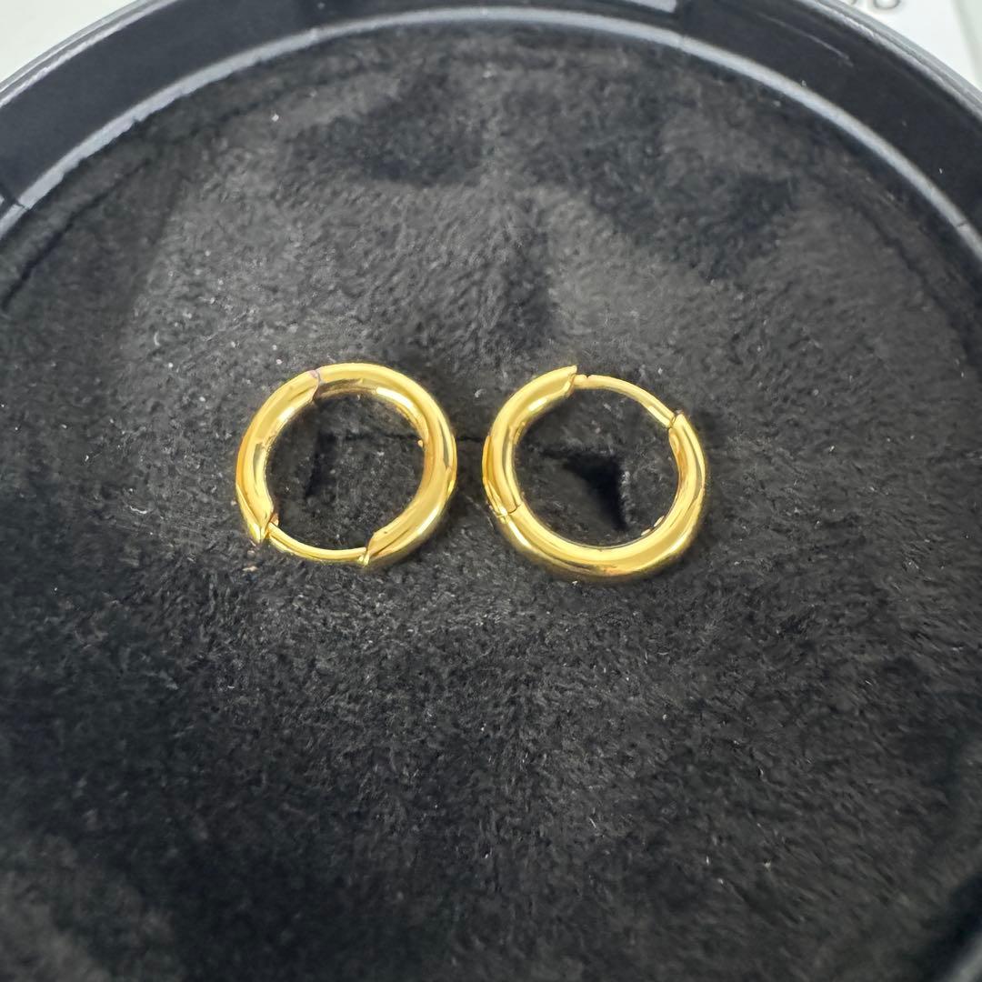 TOM WOOD トムウッド クラシック フープ ピアス フープピアス 18K