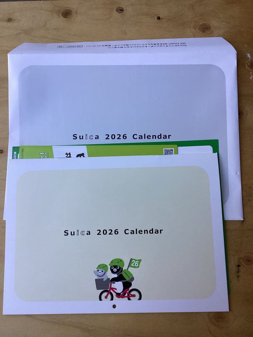 Suica 2026 Calendar 壁掛けカレンダー