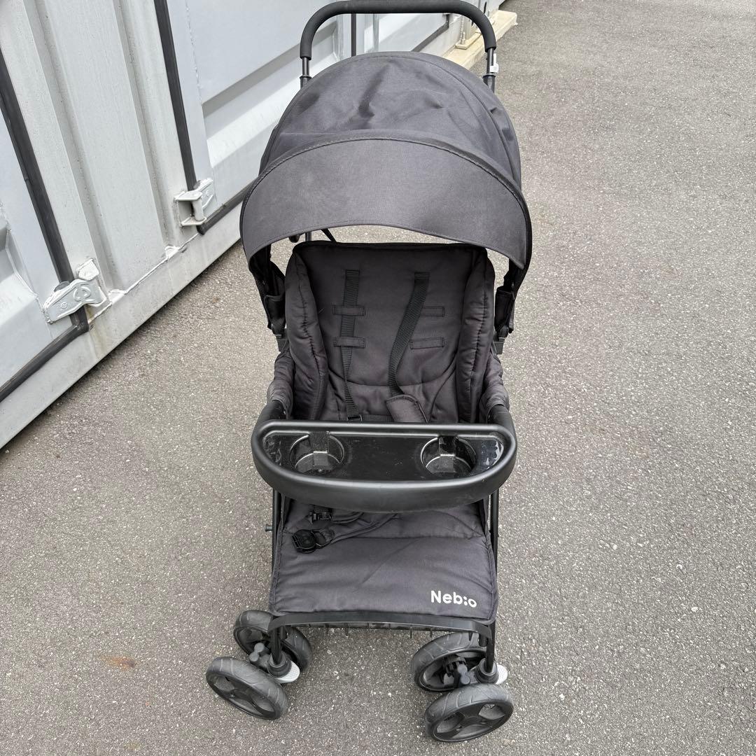 【東京足立区】nebio ネビオ2人乗りベビーカー　2人でゴー 使用回数5回以内