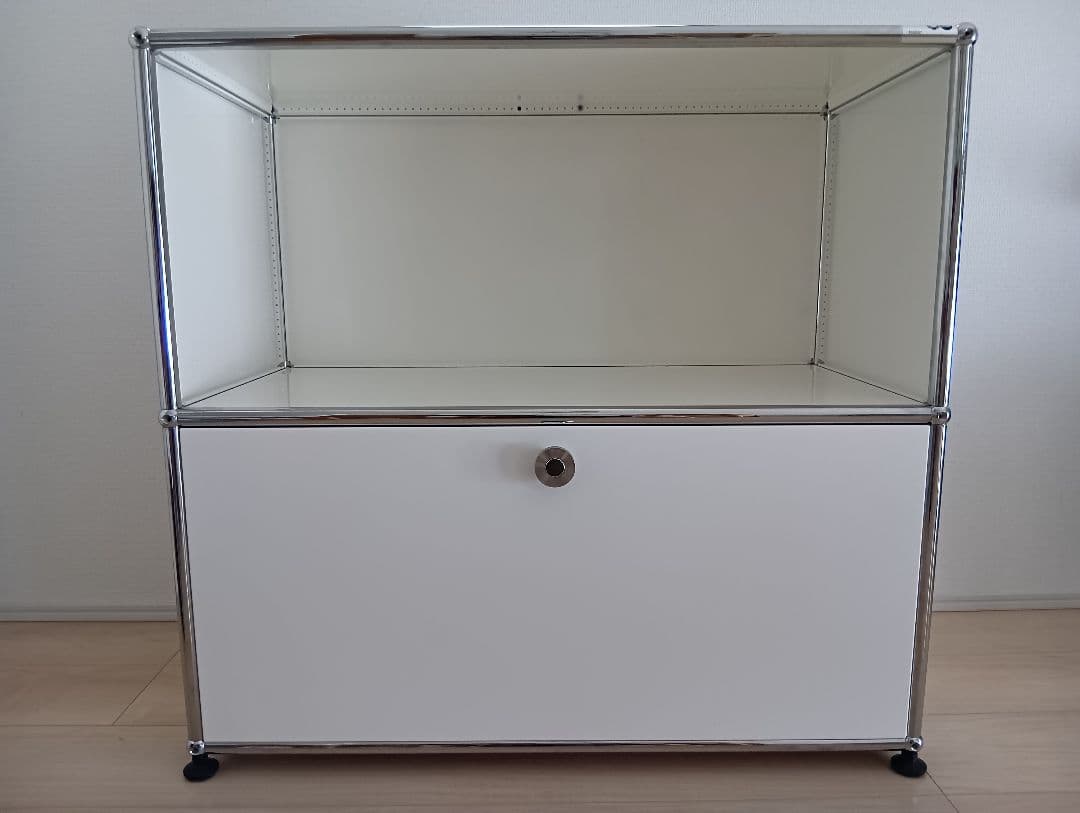 URMハラー　サイドボード　チェスト　２段　ホワイト　引き出し式